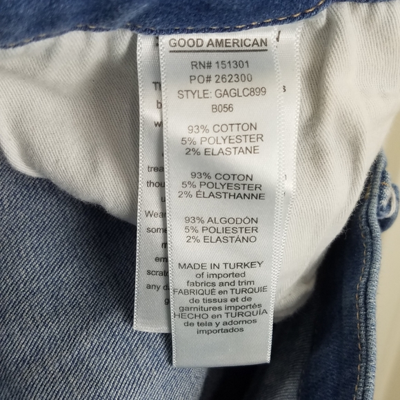 Good American good legs crop light wash jeans size 28 - Picture 7 of 12